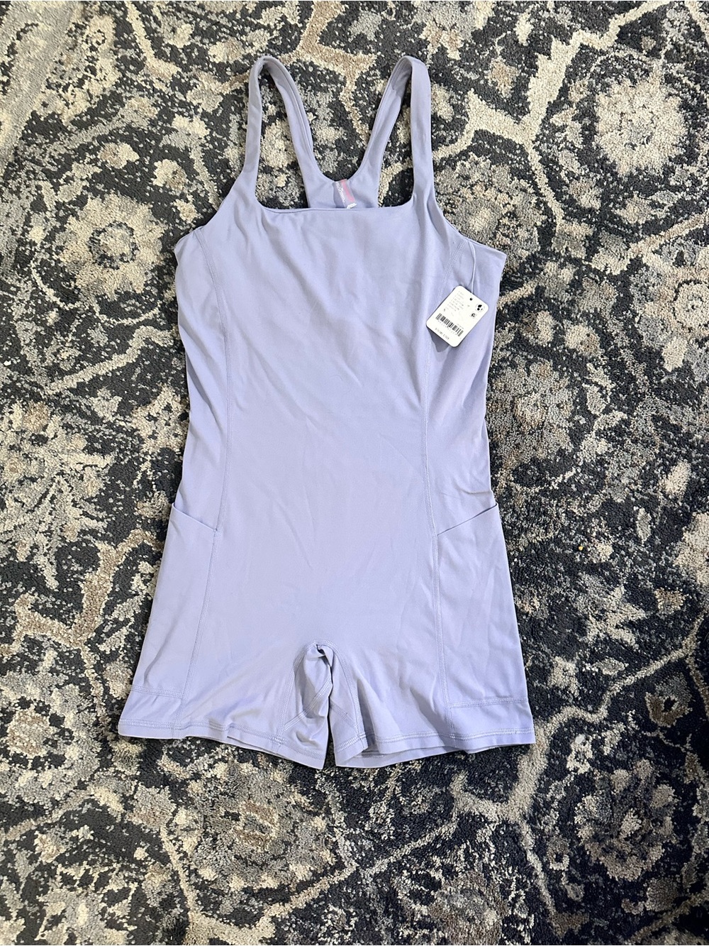 FP Movement by Free People Lavender Racerback Active Romper